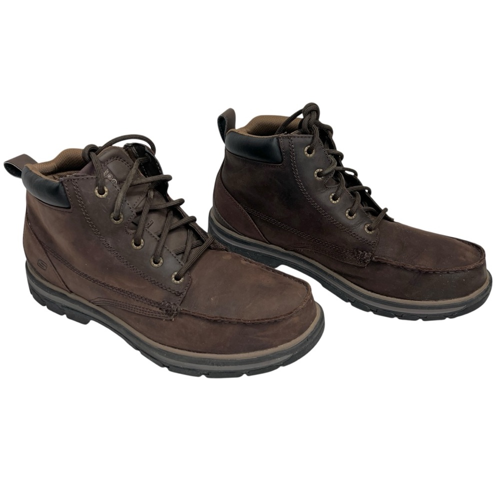 Skechers Men's Segment Brown Baillo Boots Memory Foam 64265 Size 11